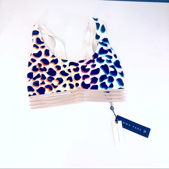 Emma Pake Rita Cheetah Print Bikini Top - Picture 3 of 6